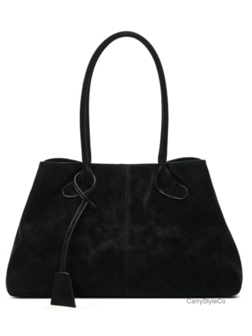 Suede Tote Bag for Women Large Hobo Shoulder Crossbody Handbag